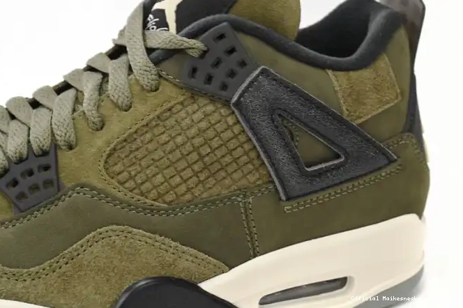 Official Maikesneakers Jordan Air 4 Olive Craft Medium FB9927-200 0605